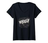Womens Cool Whoosh Emblem V-Neck T-Shirt