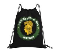 Womens Corps Veteran Men Women Pe Bag Waterproof Drawstring Bag Lightweight Drawstring Backpack For Picnic Yoga Gym