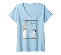 Womens Corpse Bride You May Kiss Halloween V-Neck T-Shirt