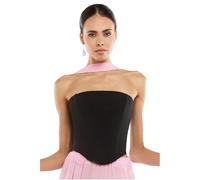 Women's corset Goddiva Crepe Compact Noir M
