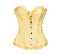 Women's Corset Tops Halloween Outfit Plus Size Overbust Bustier Bodyshaper Waist Training Shaping Adjustable Shapewear Vintage Classic Sexy Lingerie Bodysuit Ladies Floral Corset Top Halloween Cosplay