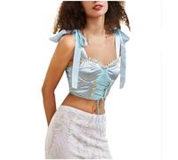 Women's Corsets Bustiers Elegant Overbust Victorian Baroque Lace Up Boned Bustier Vest Camisole Corsets Bodice Waist Cincher Vintage Waist Trainer Underwear Tummy Control Shapewear Streetwear