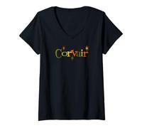 Womens Corvair Vintage mid century modern style V-Neck T-Shirt
