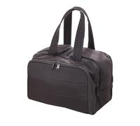 Women's cosmetic bag storage bag, travel toiletry bag, suitable for storing cosmetics and toiletries, soft and foldable for easy storage (black)