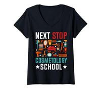 Women's Cosmetology Instructor V-Neck T-Shirt