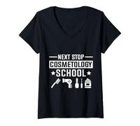 Women's Cosmetology Instructor V-Neck T-Shirt
