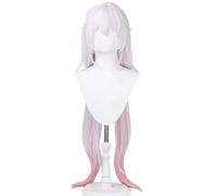 Womens Cosplay Wig for Honkai 3rd Theresa Apocalypse Heat Resistant Synthetic Hair Halloween Carnival Party