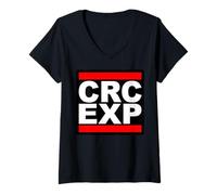 Women's Costa Rica Expat CRC EXP Digital Nomad Nosara Work & Travel V-Neck T-Shirt