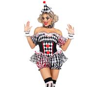 Women's Costume Leg Avenue Harlequin Multicolore M