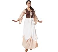 Womens Costume Maid Landlady Peasant Medieval historical Fancy Dress Carnival