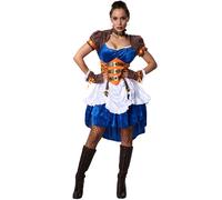 Womens Costume Steampunk Adventurer Victorian Gothic Sci Fi Fancy Dress Carnival