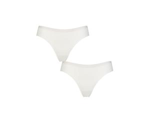 Women's Cotton Briefs Underwear Knickers Black White 2 Pack -Falke Daily Comfort