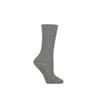 Women's Cotton Cashmere Socks Orkney Textured Patterned 1 Pair 3.5-7- Burlington