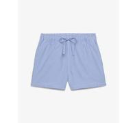 Women's Cotton Checked Shorts Superdry Bleu S