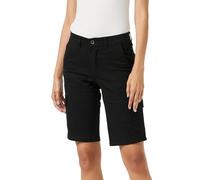 Womens Cotton Combat Canvas Chino Cargo Shorts Black 18