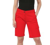 Womens Cotton Combat Canvas Chino Shorts Red XL (14)