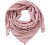Women's Cotton Linen Square Scarf 90x90cm Retro Head Wrap Shawl for Summer Fashion(Pink)