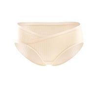 Womens Cotton Maternity Underwear Maternity Pregnancy Panties Postpartum Mother Under Bump Underwear Maternity Cotton Shorts over Belly Beige #3 XL