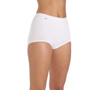 Ladies Combed Cotton Low Cut Leg Stretch Maxi Brief Pants Knicker Underwear 3pk. to Fit UK Sizes 12-14 - 16-18 - 20-22 La Marquise (14, White)