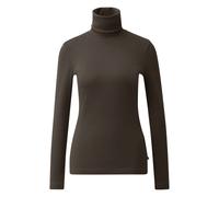 Women's Cotton Roll Neck Top QS Marron 2XL