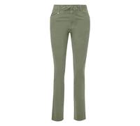 Women's Cotton Satin Stretch Chino Trousers s.Oliver Vert 44 Tall