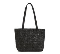 Women's Cotton Small Vera Tote Bag, Classic Black, One Size