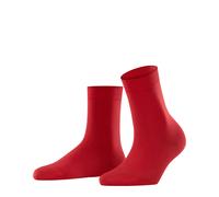FALKE Women's Cotton Touch W So Thin Plain 1 Pair Socks, Red Scarlet 8228, 5.5-8