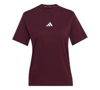 Women's cotton T-shirt adidas Essentials 3-Stripes Rouge M
