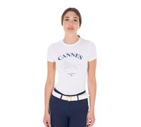 Women's cotton T-shirt Equestro Cannes