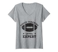 Women's Couch Coaching Level: Expert V-Neck T-Shirt