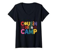 Women's Cousin Camp 2026 V-Neck T-Shirt