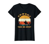 Womens Cowboy Take Me Away - Women's Vintage Country Music T-Shirt