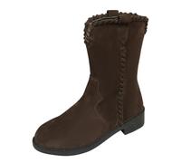 Womens Cowgirl Boots Lightweight Square Toe Ankle Wide Heel