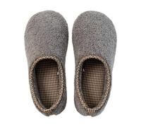 Women's Cozy Fuzzy Slippers Warm Memory Closed Back House Shoes with Indoor Outdoor Anti Rubber Sole Women's Slippers Size 8 Closed Back (GY1, 11)