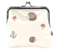 Womens Cozy Hedgehog Beige Leather Wallet Cozy Hedgehog Beige One Size Fits All Cozy Hedgehog Beige One Size Classic, Cozy Hedgehog Beige, UNITALLA, Classic