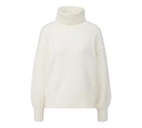 Women's Cozy Knit Jumper with Wide Roll Neck s.Oliver Beige 32