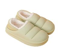 Women's Cozy Memory Foam Slippers Indoor Outdoor House Shoes Plush Lined House Slippers Indoor/Outdoor Rubber Sole House Shoes