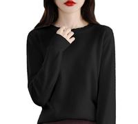 Womens Cozy Plain Sweaters Tops Sweaters for Women Knit Crew Neck Long Sleeve Soft Pullover Sweater 4.4 4.4 Out of 5 10 Ratings : $5.99 for Outdoor Xmas Gifts (Black, XXXL)