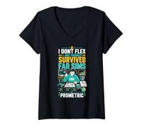 Women's CPA FAR SIMS Prometric Survivor V-Neck T-Shirt