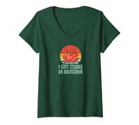 Women's Crabs in Louisiana Softshell Crab Love V-Neck T-Shirt
