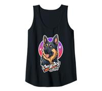 Womens Crazy Dog Lady German Shepherd for Dog Lovers Tank Top