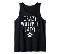Womens Crazy Whippet Lady Dog Lover Mom Whippet Hound Mama Tank Top