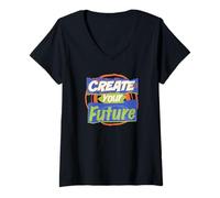 Women's Create Your Future V-Neck T-Shirt