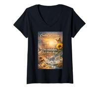 Women's Created on Purpose Psalm 139:14 Christian Inspirational V-Neck T-Shirt