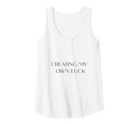 Womens Creating My Own Luck - Mindset & Manifestation Design Tank Top