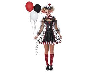 Womens Creepy Clown Costume