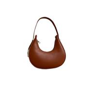 Women's Crescent Shoulder Bag Faux Leather Crescent Bag with Adjustable Shoulder Strap Everyday Moon Shaped Purse Clutches Hobo Purses Casual Tote Handbags Purse with Zipper Closure Retro Underarm Ba