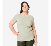Women's Crew Neck Cotton T-shirt - Sage Green