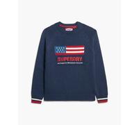 Women's crew-neck sweater Superdry Americana Bleu XS