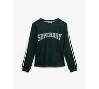Women's crew neck sweatshirt Superdry Athletic Essentials Vert XS